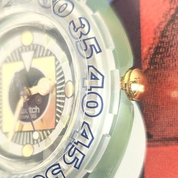 Swatch watch SüDPOL SDG106 1995 Scuba New Old Stock - Picture 5 of 8